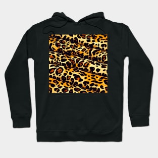 Stylized Leopard Fur - Printed Faux Hide #3 Hoodie